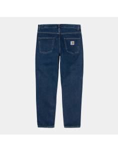 Pantalon moda unisex Carhartt NEWEL RELAXES TAPERED Vaquero