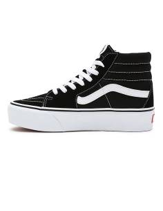 Zapatilla bota mujer moda Vans SK8 HI PLATAFORMA Negro