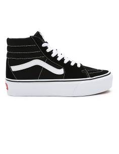 Zapatilla bota mujer moda Vans SK8 HI PLATAFORMA Negro 2