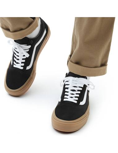 Zapatilla unisex moda Vans SKATE OLD SKOOL Negra