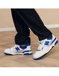Zapatilla unisex moda New Balance BB550 SN1 Blanco-Azul