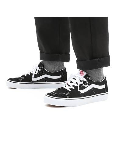 Zapatilla unisex moda Vans SK8 Negro-Blanco