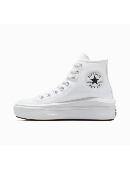 Zapatilla bota mujer Converse Chuck Taylor All Star Move Blanca