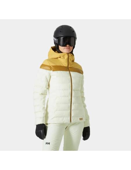 Abrigo mujer SKI HELLY HANSEN IMPERIAL PUFFY HT BLANCO