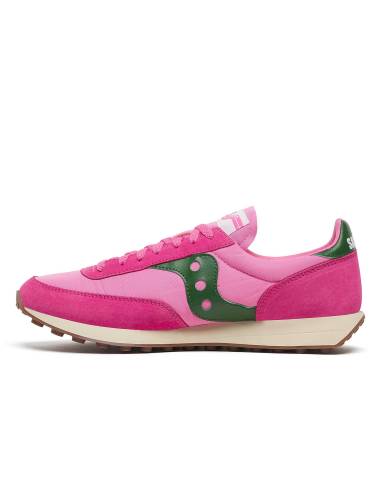 Zapatilla mujer moda SAUNCONY TRAINER 80 ROSA VERDE