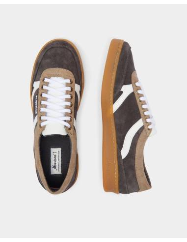 Zapatilla unisex moda MORRISON NINETIES GREY MARRON