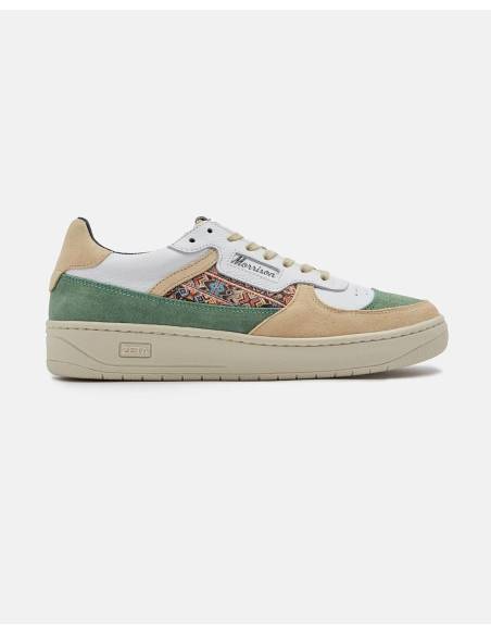 Zapatilla unisex moda MORRISON ZETA COCONUT BLANCA VERDE