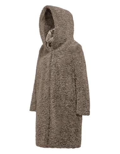 Abrigo BOOMBOGIE OVEJITA CAPUCHA Y PECHERA TOSTADO Abrigo BOOMBOGIE OVEJITA CAPUCHA Y PECHERA TOSTADO