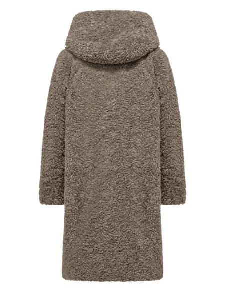 Abrigo BOOMBOGIE OVEJITA CAPUCHA Y PECHERA TOSTADO