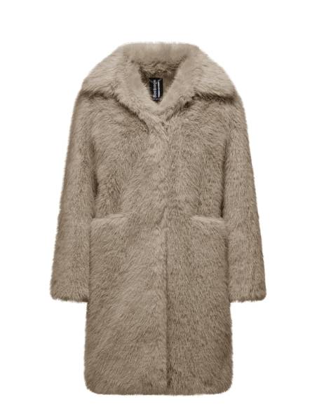 Abrigo BOOMBOGIE PELO LARGO CHOCOLATE