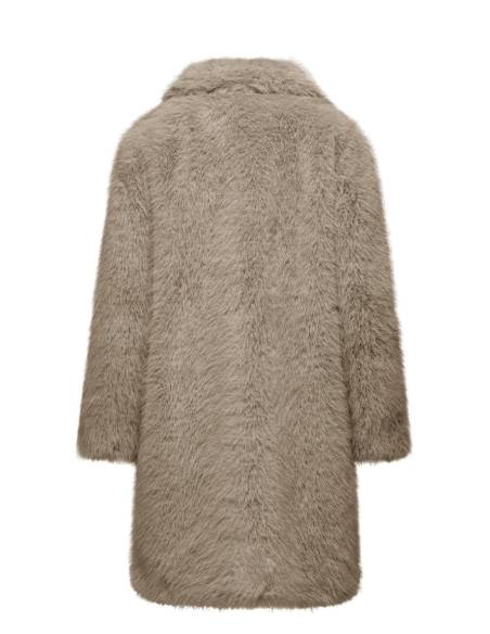 Abrigo BOOMBOGIE PELO LARGO CHOCOLATE