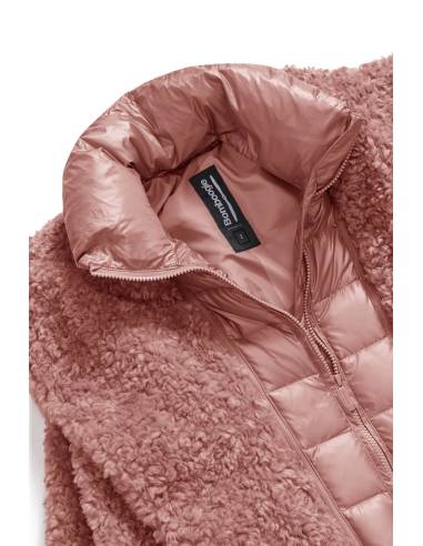 Abrigo BOOMBOGIE OVEJETIA PECHERA ROSA Abrigo BOOMBOGIE OVEJETIA PECHERA ROSA