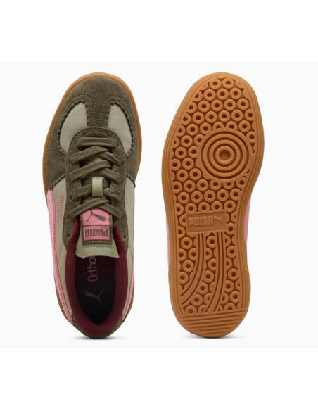 Zapatilla PUMA PALERMO GENTLE CRAFT VERDE Y ROSA