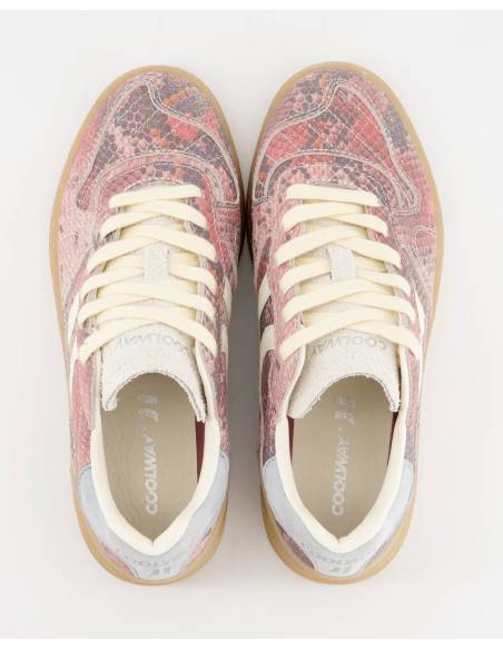 Zapatilla mod COOLWAY GOAL MUL SERPIENTE ROSA