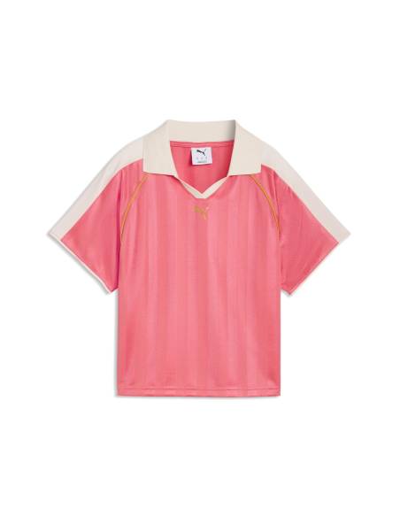 Polo mujer moda PUMA RANGE FAMILY ROSA