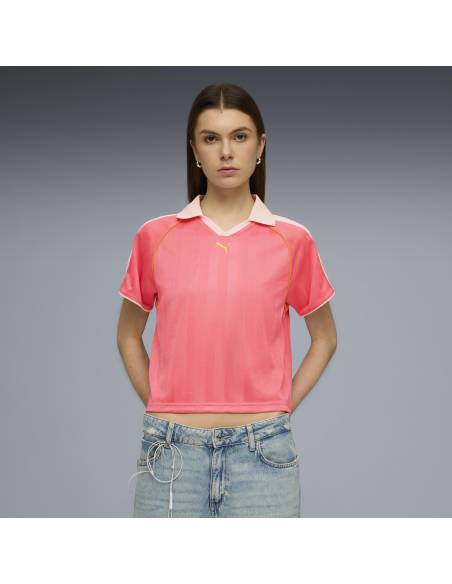 Polo mujer moda PUMA RANGE FAMILY ROSA
