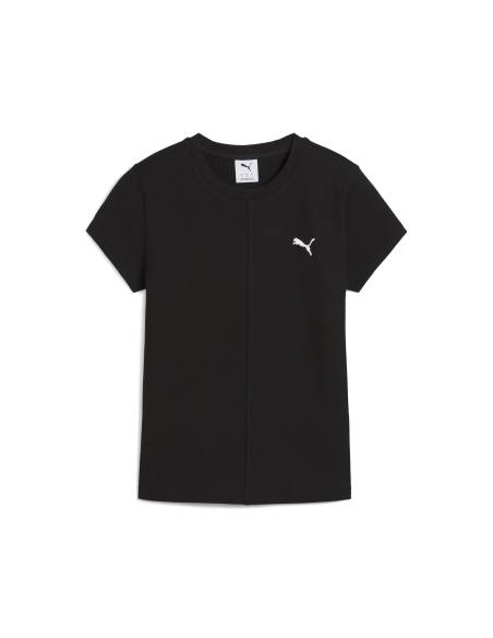 Camiseta mujer moda PUMA CANALE ESSENTIALS NEGRA