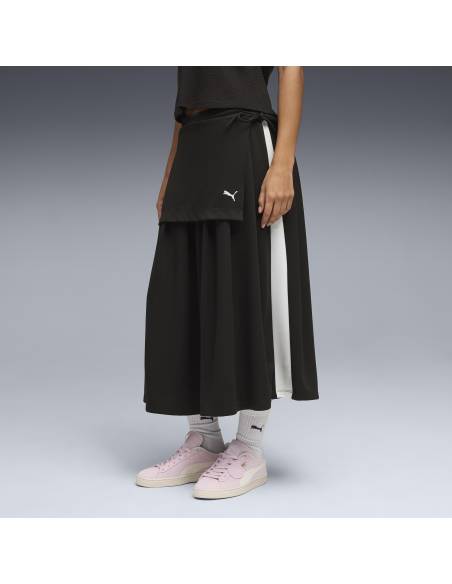 Falda mujer moda PUMA RANGE FAMILY NEGRA