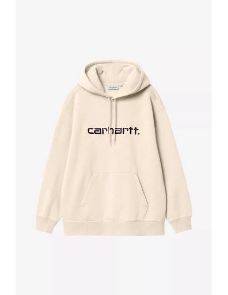 Sudadera moda CARHARTT HOOD LOGO PECHO BEIG