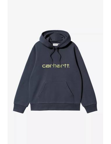Sudadera moda CARHARTT HOOD LOGO MARINO