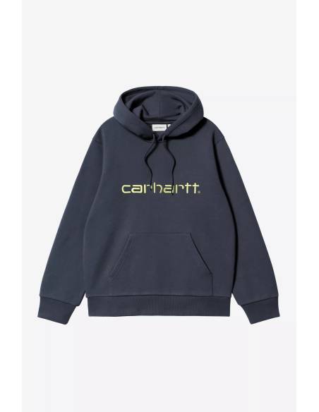Sudadera moda CARHARTT HOOD LOGO MARINO