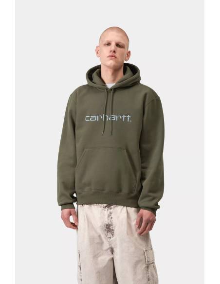 Sudadera moda CARHARTT HOOD LOGO KAKI