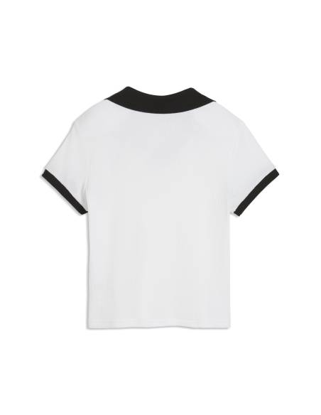 Polo mujer moda PUMA WARDROBE ESSENTIALS BLANCO