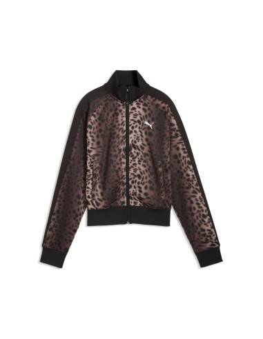 Sudadera mujer moda PUMA LEOPARD OPEN...