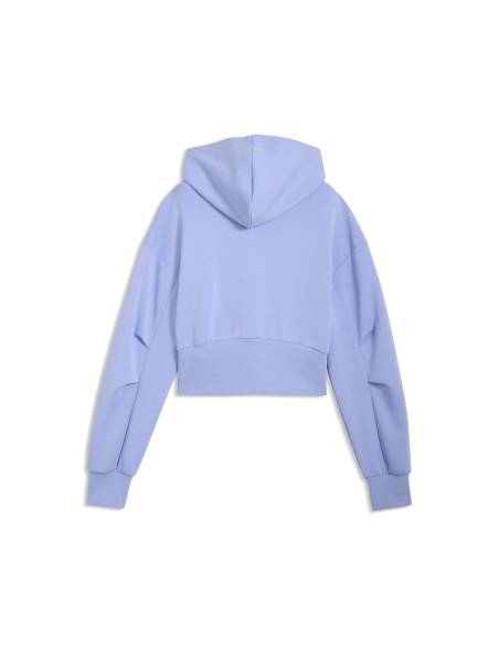 Sudadera mujer moda PUMA OPEN HOOD TECH AZUL