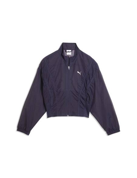 Sudadera mujer moda PUMA TRAS OPEN MORADA