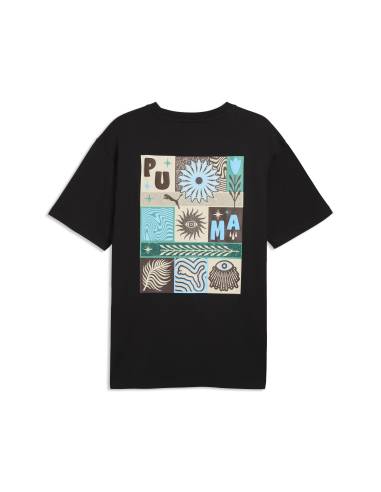 Camiseta moda PUMA SUNSET DRIVE NEGRA