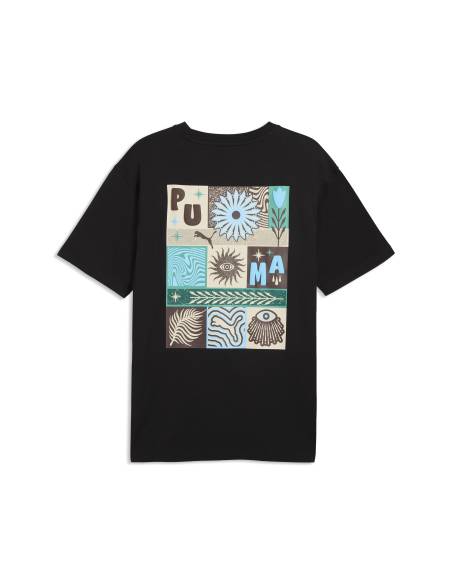 Camiseta moda PUMA SUNSET DRIVE NEGRA