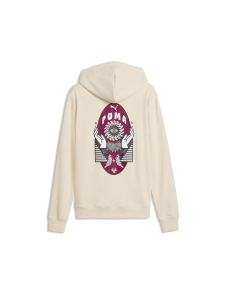 Sudadera moda PUMA SUNSET DRIVE HOOD BEIG