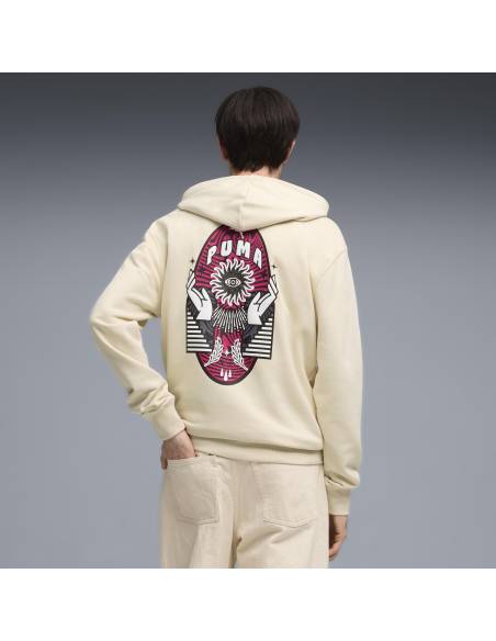 Sudadera moda PUMA SUNSET DRIVE HOOD BEIG