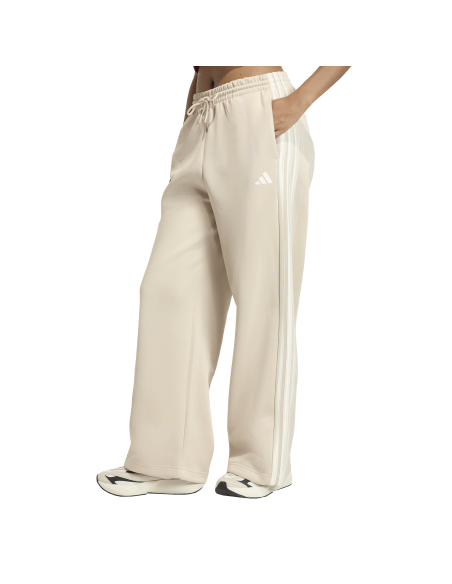 Pantalón mujer moda ADIDAS KB4950 CREMA ANCHO
