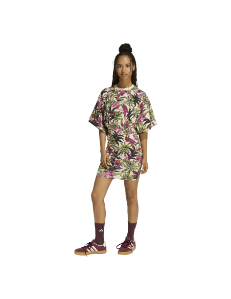 Vestido mujer moda ADIDAS KD2193 ESTAMPADOS ROSAS
