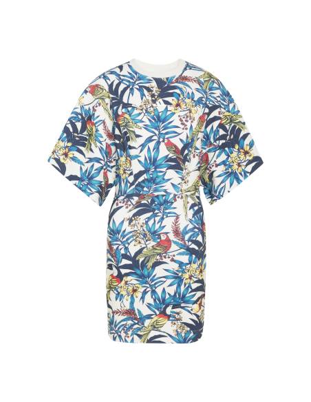 Vestido mujer moda ADIDAS KD2194 ESTANPADO AZULES