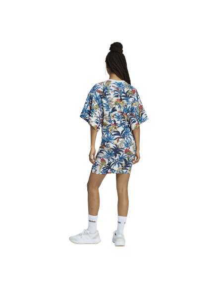 Vestido mujer moda ADIDAS KD2194 ESTANPADO AZULES