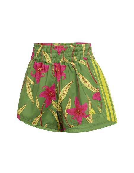 Bermuda mujer moda ADIDAS KD4624 FLORES VERDES