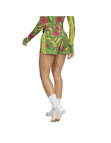 Bermuda mujer moda ADIDAS KD4624 FLORES VERDES
