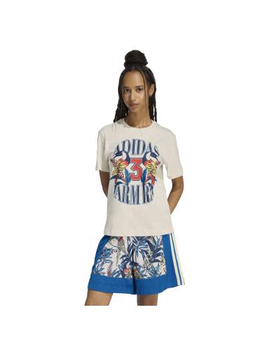 Camiseta mujer moda ADIDAS KD4641 BEIG