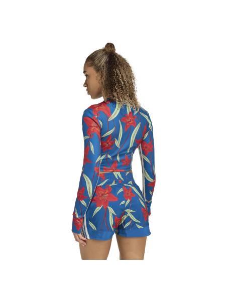 Camiseta manga larga mujer moda ADIDAS KE1350 FLORES ROJAS