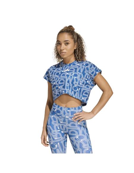 Camiseta mujer moda ADIDAS KD4639 AZUL