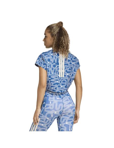 Camiseta mujer moda ADIDAS KD4639 AZUL