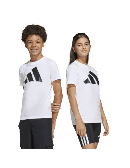 Camiseta niña moda ADIDAS JC9659 BL BASIC COTTON BLANCA