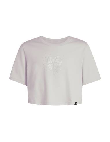 Camiseta niña moda ADIDAS LOVE LILA