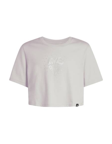 Camiseta niña moda ADIDAS LOVE LILA