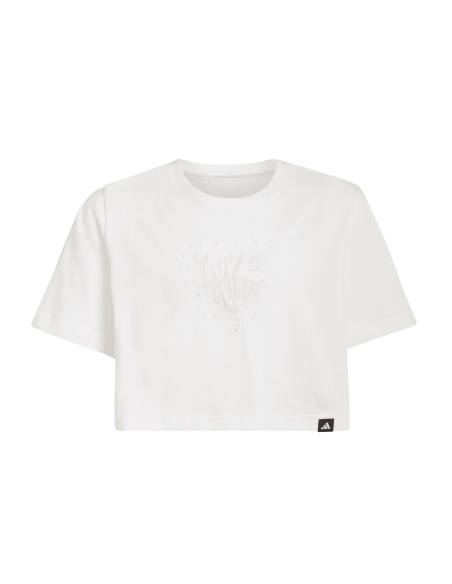 Camiseta niña moda ADIDAS LOVE BLANCA