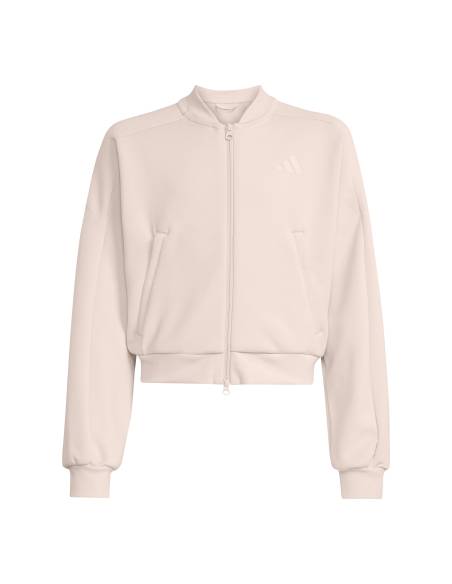 Sudadera niña moda ADIDAS COTTON STRECHT FULL ZIP ROSA