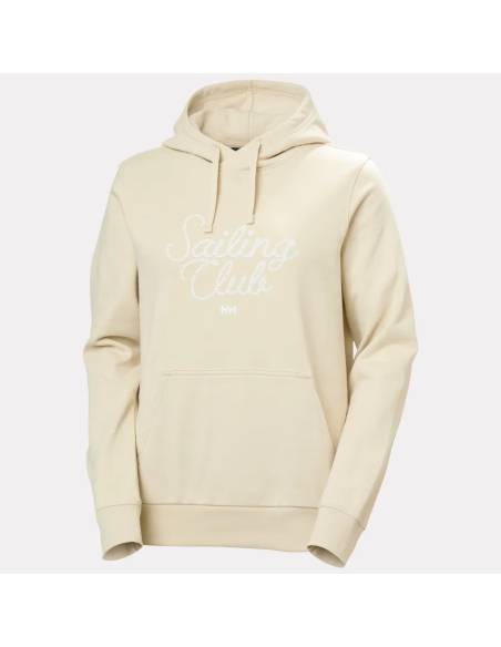 Sudadera mujer moda CORE GRAPHIC HOOD BEIG